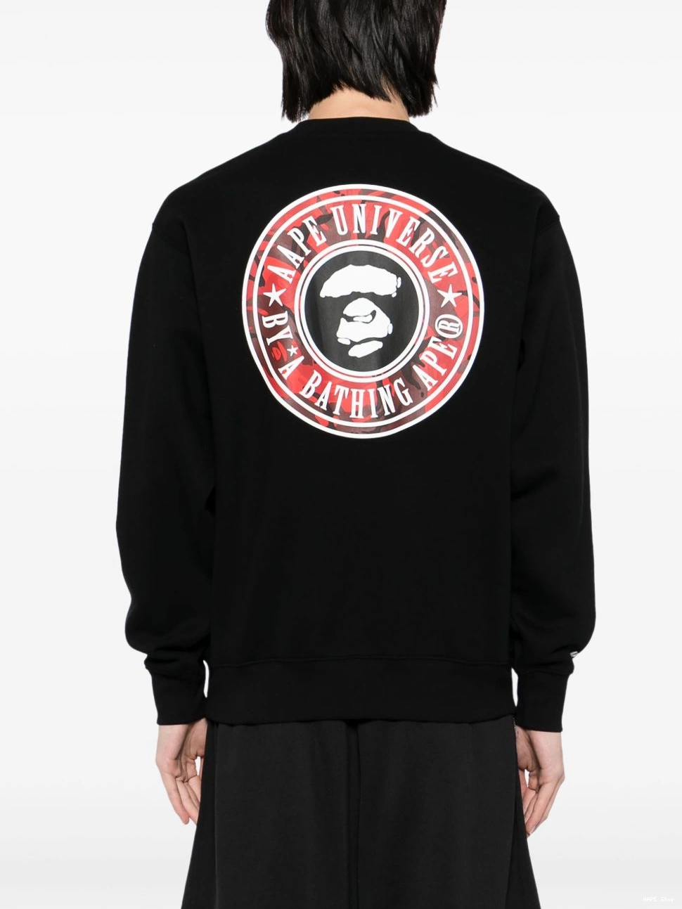 Affordable BY AAPE logo-print Men APE *A BATHING sweatshirt 0406